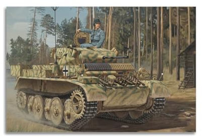 FYUER Weltkrieg Panzer-Poster Deutsch Pz.Kpfw.II Ausf.L Luchs (Sd.Kfz.123), dekorative Malerei, Leinwand, Wandkunstwerke, Bild, 30 x 45 cm