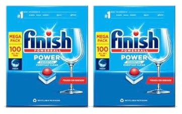 Finish Power Essential Dishwasher Tablets Regular - 200 Tabs