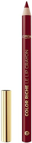 L’Oréal Paris Color Riche Le Lipliner 1990 Le Bordeaux, Lipliner mit weicher Mine, für klare Lippenkonturen, mit pflegenden Inhaltsstoffen