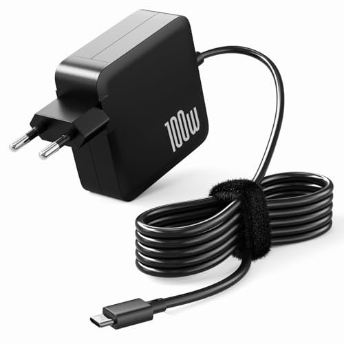 iggual – Cargador USB C 100W para Portátil y Móvil, Cargador Carga Rápida Tipo C con Cable de 1,8 m y Tecnología Power Delivery, Adaptador de Corriente USB-C para iPhone, Samsung y MacBook