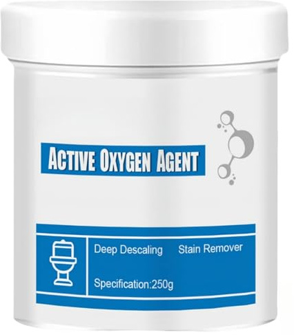 250g Toilet Active Oxygen Agent,Toilet Cleaner Lim/escale Remover,Fizzy Foam Toilet Cleaner,Toil/et Bowl Sink&Drain Cleaners,Touch Free Fizzy-Foam To/ilet Cleaner,Self Activating T/oilet Bowl Cleaners