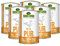 Schecker - 100% Ente PUR - Nassfutter für Hunde - 6 x 410 g- getreidefrei - Dosenfutter - Hundefutter