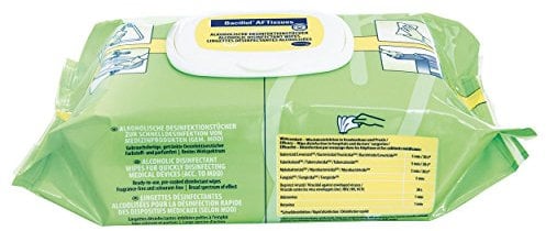 Bacillol AF Tissues Flächen-Desinfektionstücher, Desinfektionsreiniger, 50 ml