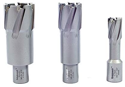 Rotabroach TCT Annular Cutter Mag Drill Bit - Tungsten Carbide Tip, Perfect for Various Tough Steels (up to 1400 N/mm².), Aluminum and Cast Iron | 35mm DOC, 19MM Diameter