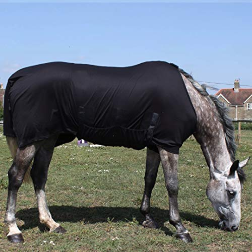 Winterdecke für Pferd und Pony | Abschwitzdecke mit vollem Bauchschutz und XL-Schweifschutz | Qualität von Snuggy Hoods | Effektiver Wetterschutz | 3 Farben, 11 Größen