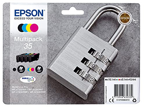 Epson Encre 35 N.C.J.M Multipack Flügel Schwarz L