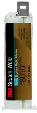 3M Scotch-Weld Structural Plastic Adhesive DP8010NS, Blue, 45 mL Duo-Pak