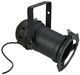 EUROLITE PAR-46 Spot E-27 sw | PAR-46-Gehäuse mit E-27 Sockel (mit Kabel + Stecker)