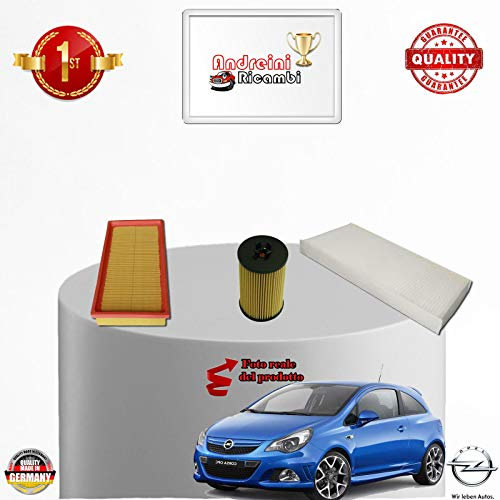 KIT TAGLIANDO 4 FILTRI CORSA D 1.2 16V BENZINA 59KW 80CV DAL 2007 -> 2009