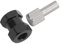 RC Hex Adapter, RC Verlängerungsrad Hex Hub Metal Driver Adapter Kompatibel mit D90 AX10 CC01 SCX10 F350(Schwarz)