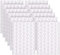 Queta 12 Feuilles de Coins de Photo Autocollants 1224 Pièces Coins Photo Auto-Adhésifs Coins de Montage Photo pour Albums de Bricolage, Album Photo, Scrapbooking, Décoration du BUJO Transparent
