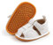 RVROVIC Baby Jungen Mädchen Sandalen Weiche Sohle Sommer Säugling Krippe Schuhe Leicht Kleinkind Prewalker Outdoor Walking Schuhe, 2-Weiß, 12-18 Monate