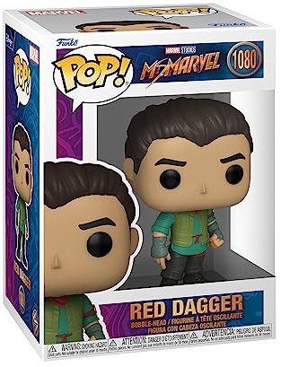Funko POP! Marvel: Ms. Marvel - Red Dagger - Vinyl-Sammelfigur - Geschenkidee - Offizielle Handelswaren - Spielzeug Für Kinder und Erwachsene - TV Fans - Modellfigur Für Sammler und Display