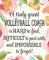 Volleyball Coach Gift: An Appreciation Thank You, Retirement, or Going Away Present for Women Friends, Family or Coworkers
