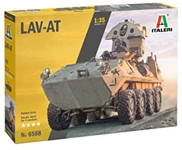 Italeri 6588S 1:35 US LAV-25 T.U.A Light Armored Veh. - originalgetreue Nachbildung, Modellbau, Plastik Bausatz, Basteln, Hobby, Kleben, Modellbausatz, Zusammenbauen, unlackiert
