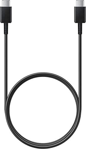 Genuine USB Cable Type C to C 5A Black EP-DN980BBE SamsungS21, S21+, S21 Ultra for Smartphone