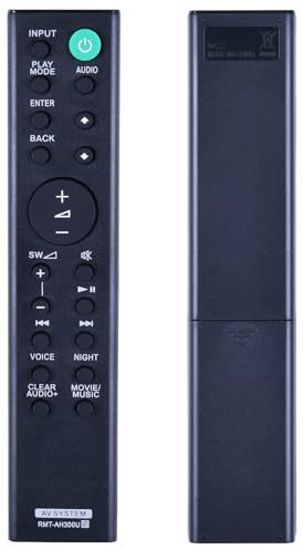 GOUYESHO RMT-AH300U Replacement for Sony Sound Bar Remote Control, Compatible With HT-CT290 HT-CT291 SA-CT290 SA-CT291 Sony Sound Bar Home Theatre System RMT-AH300U RMTAH300U