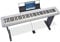 Casio CDP-S110WEC5 Fully Weighted Hammer Action Digital Piano in White with Casio CS46 Wood Frame Stand