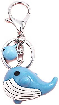 ARFUKA Schlüsselanhänger Wal Anhänger Schlüsselbund Cartoon Harz Keychain Wohnungsschlüssel Anhänger Taschenanhänger Geschenk für Damen und Herren