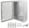 Ralertreik Armario de Distribución para Pared con Placa de Montaje Galvanizada, Caja Industrial de Control Vacía de Plástico ABS con Puerta Protección IP65, tamaño 350x500x190