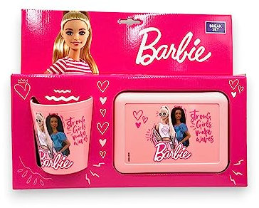 Set portamerenda e tazza, set per bambini compatibile con barbie fan