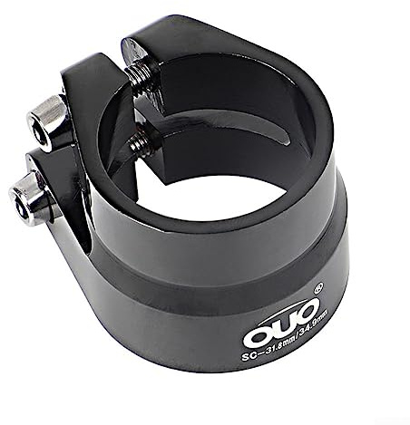 Morsetto reggisella per bicicletta, 31,6 mm/34,9 mm a doppio strato in lega di alluminio, adatto per telaio in fibra di carbonio reggisella