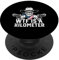 WTF Is A Kilometer Internet Meme Grunge Skelett USA Flagge PopSockets mit austauschbarem PopGrip