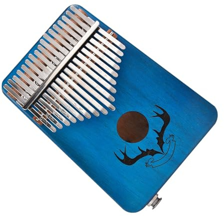 17 Tasten Kalimba Daumenklavier Mahagoni Kalimba Daumenklavier Musikinstrument Mit EQ Kalimba Musikinstrument (Color : 01)