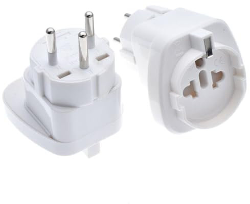 Sanfly Adaptateur de Prise électrique Universel, convertisseur enfichable intégré, 250v, 10a, Adaptateur de Voyage, israël vers Nous, Italie, brésil