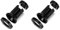 REV 0503130555 Fassung E27, Lampenfassung für Glühlampen bis 40W, 2 Stück, schwarz (Packung mit 2)