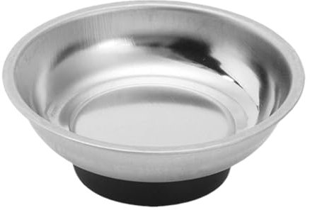 Ciotola magnetica per viti, vassoio magnetico per parti di piatti, vaschetta per parti di piatti, portatile, versatile, per banchi da lavoro e stazioni di riparazione
