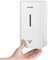 anydry Distributeur de Savon Mural Manuel pressurisé, capacité 800 ML avec fenêtre visuelle, Remplacement Facile du Savon, idéal pour Les foyers et Les Entreprises 1006 Blanc