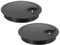 PATIKIL Cable Hole Cover, 2pcs 3.15inch/80mm Desk Wire Cord Cable Grommets Hole Cover for Office PC Desk Cable Organizer, Black