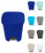 JARDIN202 - Cubo basura plástico Apertura con pedal 25 Litros | Cubo reciclar Mate 35x30x42 cm | 25 Litros (Azul)