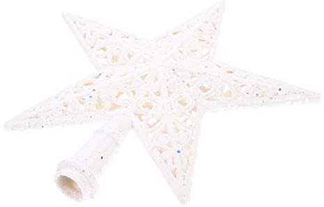 PHENOFICE Weihnachtsbaumspitze Hohler Stern Baumspitze Weihnachtsstern Weihnachtsbaumdeko Sternförmiger Schmuck