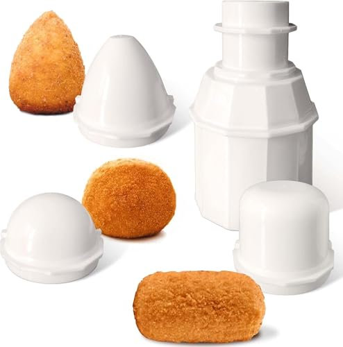 STOAT®Set di stampi per onigiri fai da te 3 in 1, Arancini italiani multiuso, stampi per onigiri. Stampo per sushi Onigiri (cilindrico + conico + rotondo)