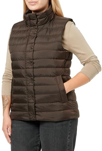 GANT LIGHT DOWN VEST, Deep Brown, L