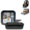 ARCA, Set 2 Teglie Quadrate 20x20x5 cm per Friggitrice ad Aria e Forno, Antiaderenti e Adatte alla Lavastoviglie, in Alluminio, Made in Italy