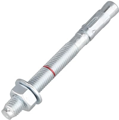 SCREW REBEL Bolzenanker M14x145mm – 25 Stück - Schwerlastanker für ungerissenen Beton – ETA-Zulassung Option 7 - SW22 - Keilanker Ankerbolzen Schwerlastdübel Industriequalität verzinkt