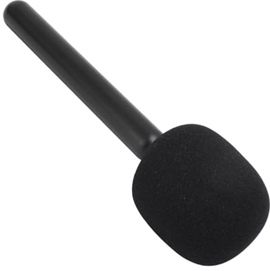 Dioche Hollyland Lavalier Adapter Wireless Mic Handheld Adapter with Windshield Foam for Rode Wireless GO II - Lightweight Microphone Handle for Interviews and Events