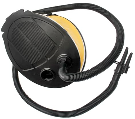 3l Fußpumpe für Luftmatratze, Pp PVC, Doppelte Düsen, Gelb