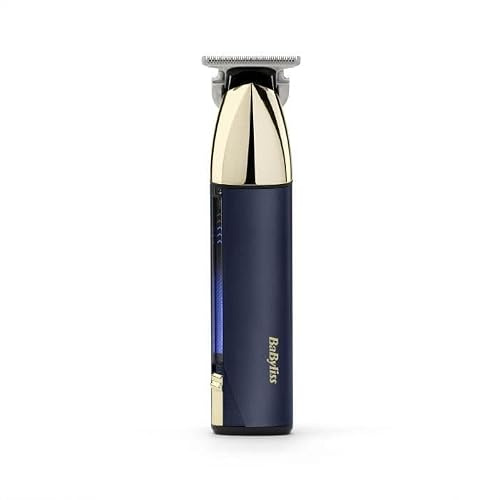 Regolabarba Senza Fili - Babyliss - T992e SupeR-X Metal - Durata Della Batteria 5 Ore - Edizione Gold & Navy