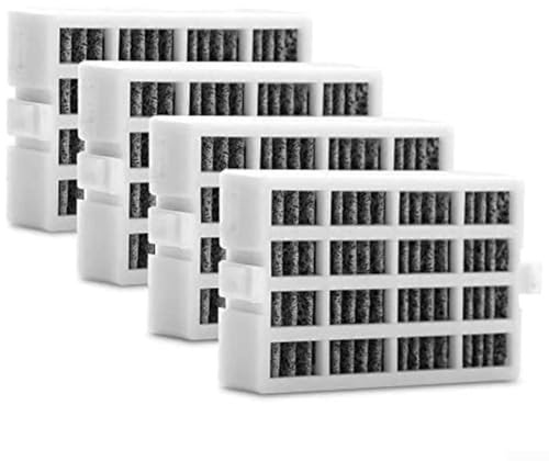 Fridge Air Filter Compatible with W10311524 - for Premium Coconut Activated Carbon Deodoriser for Freezer Freshness - 4 Units
