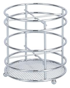 Zeller 24868 Besteckhalter ø 12 x 13 cm, Chrom