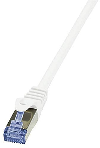 LogiLink PrimeLine Câble réseau Cat6A S/FTP AWG26 PIMF LSZH 30 m Blanc