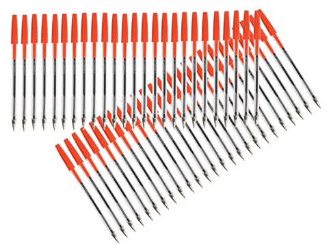 Q Connect KF26039 Kugelschreiber, mittlere Strichstärke (50 Stück) 50 rot