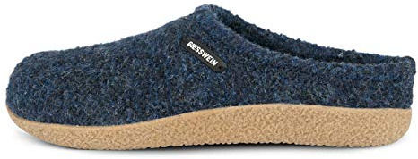 Giesswein Veitsch Hausschuhe Unisex Erwachsene - Schurwolle Pantoffeln | Anatomisches Wechselfußbett & Naturkautschuk-Laufsohle – Indoor & Outdoor Slipper für Zuhause & Terrasse