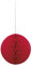 Wabenball aus Seidenpapier - 20 cm - Rot