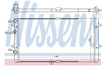 NISSENS Kühler, Motorkühlung 67301 | Kompatibel mit: SEAT CORDOBA, CORDOBA Vario, IBIZA II, INCA, VW CADDY II Kasten/Großraumlimousine