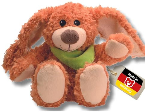 welliebellies® Peluche chauffante en Forme de Lapin 30 cm Marron pour réchauffer au Micro-Ondes et au Four